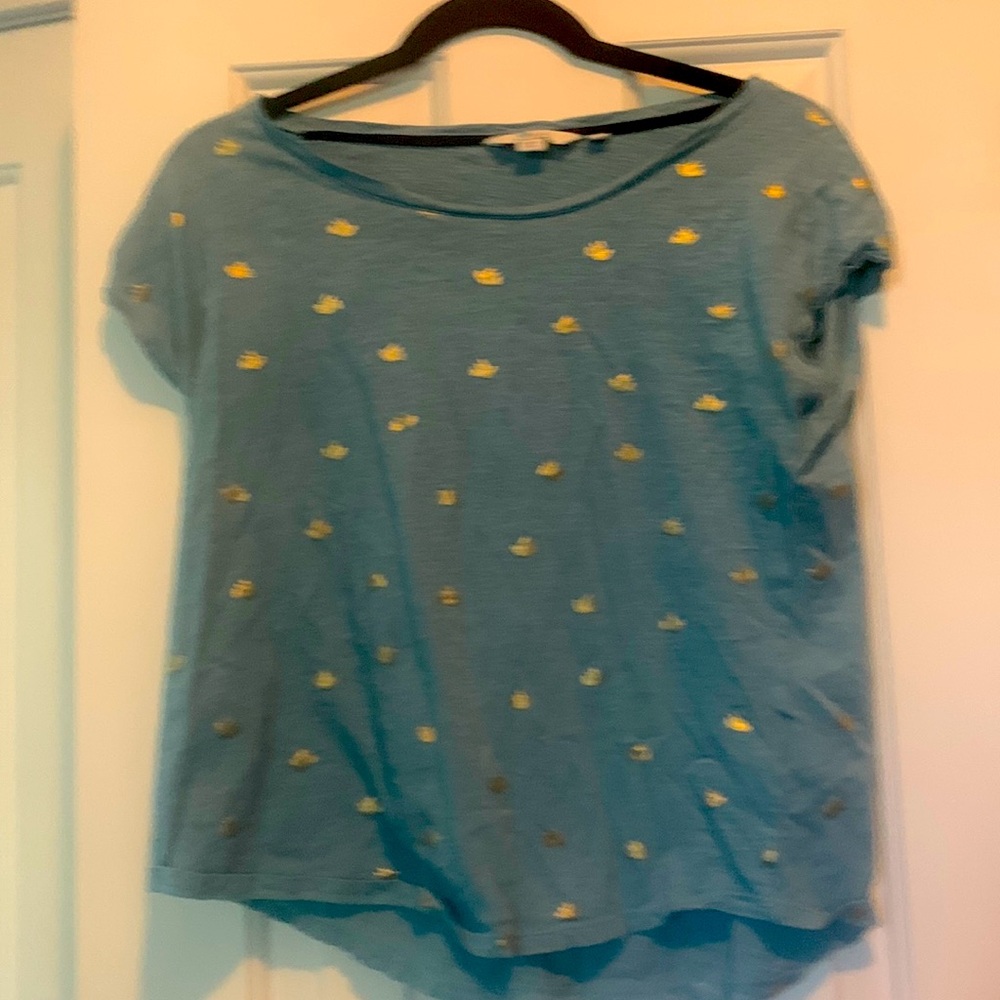 Boden tshirt with gold birds